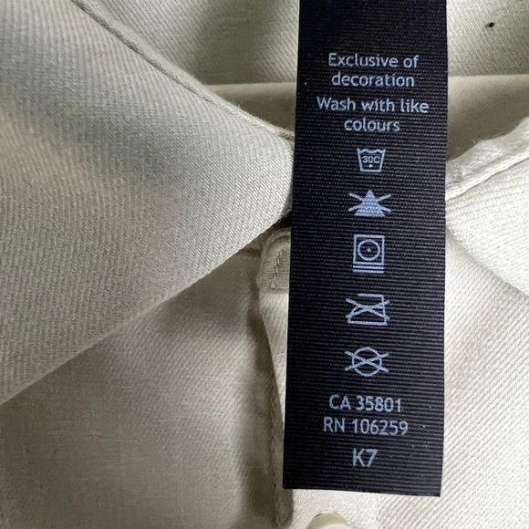 Lululemon Men's Beige Commission Long Sleeve Oxford Shirt Size XXL - Picture 7 of 8